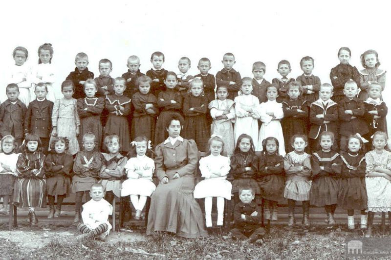 1. trieda židovskej školy, rok 1907
