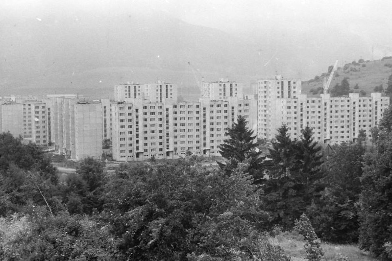 Sídlisko Podbreziny v roku 1985 