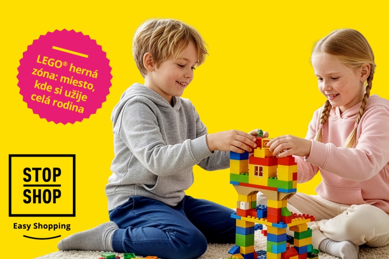 Lego herná zóna v Stop Shope