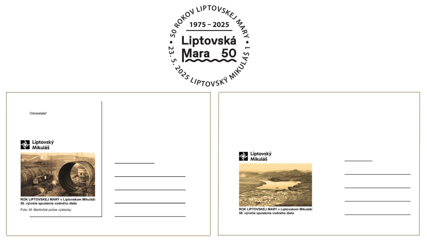 Príležitostná pečiatka, obálka a poštový lístok