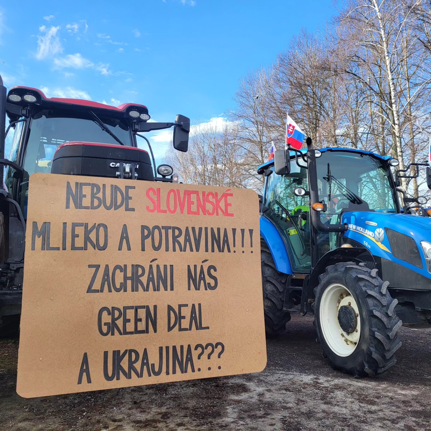 Liptovskí poľnohospodári sa pridali k protestu proti politike Európskej únie
