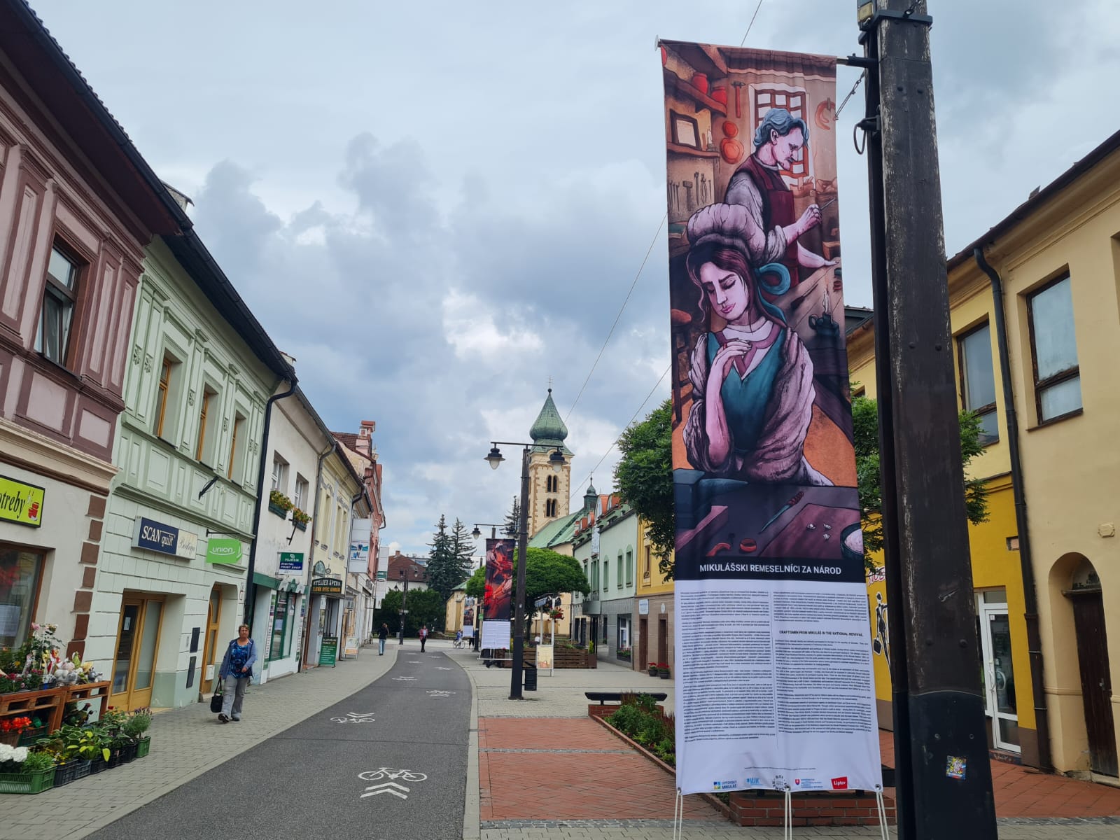 600 rokov jarmokov na ôsmich banneroch v centre