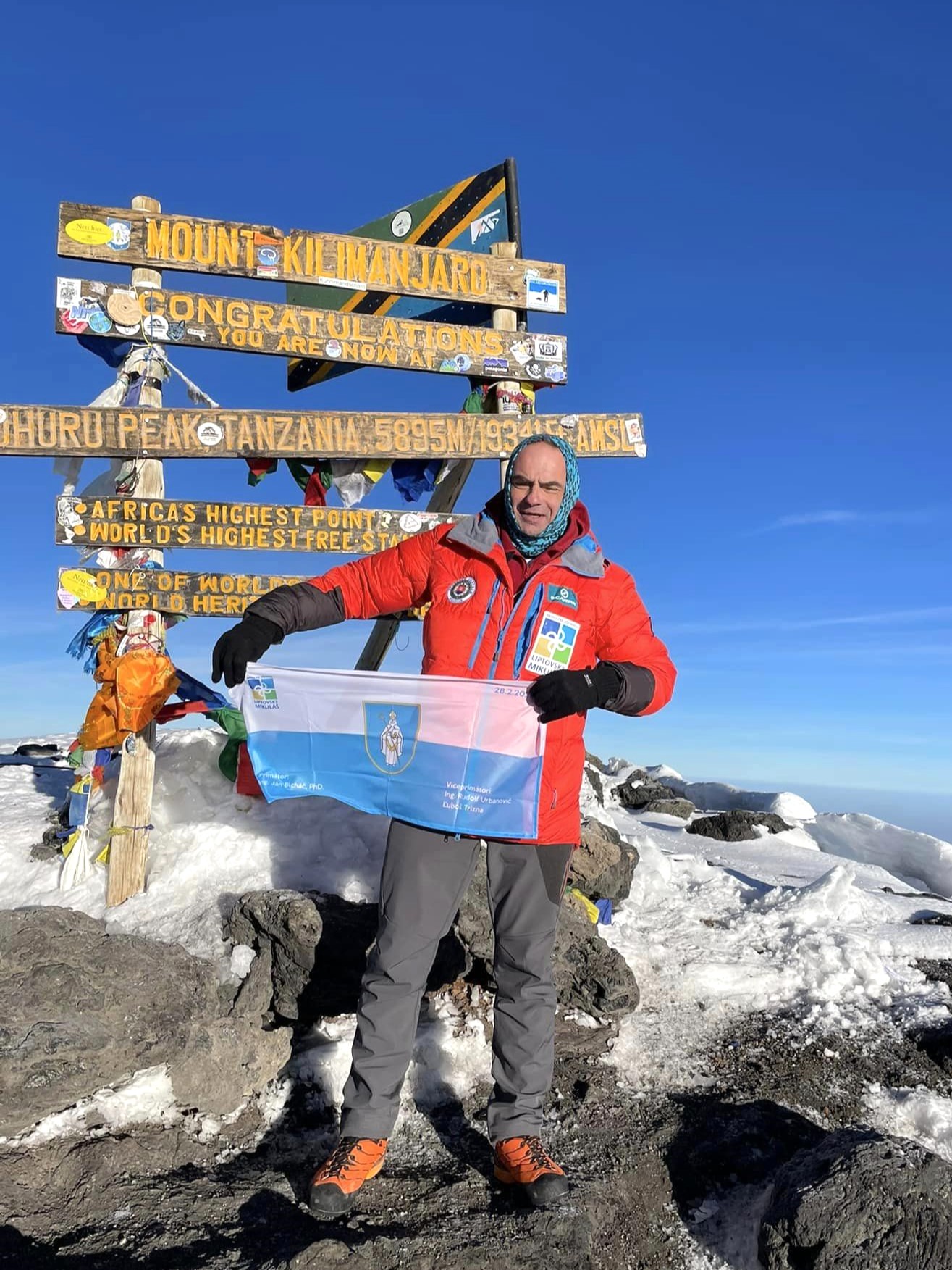 Zdolal najvyšší vrch Afriky s podporou mesta Liptovský Mikuláš