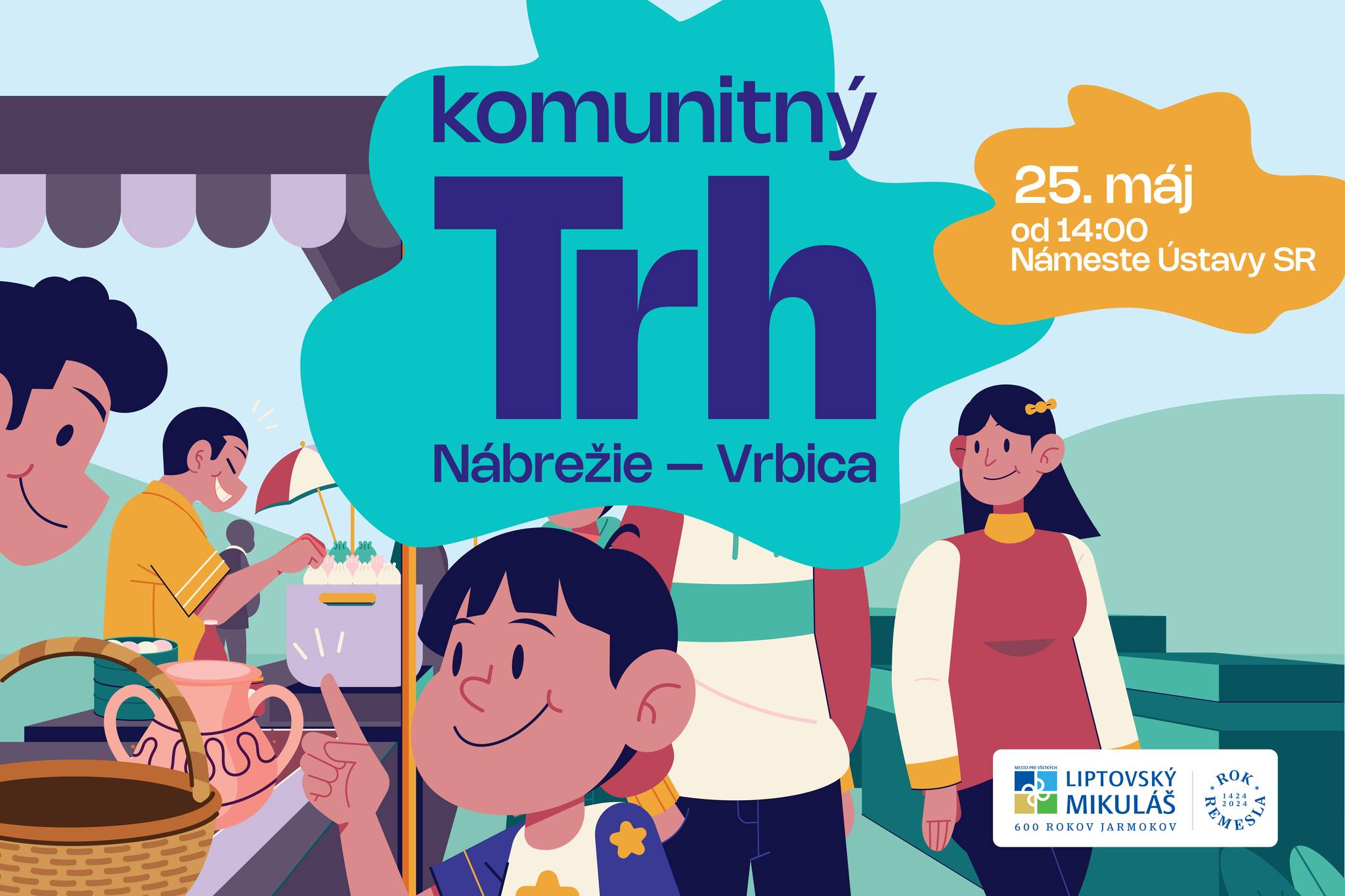 Prvý komunitný trh na Nábreží bude o chutnom jedle a dobrej nálade