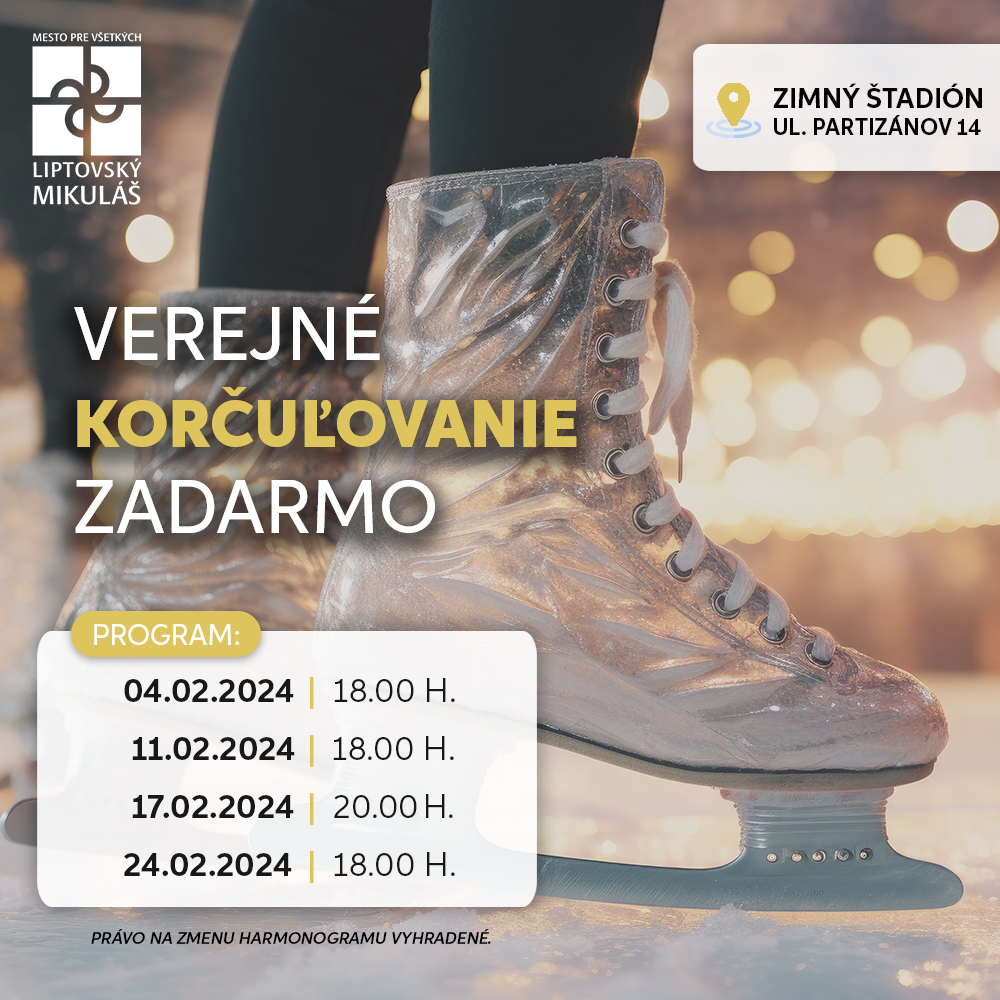 Aj vo februári si zakorčuľujete zadarmo