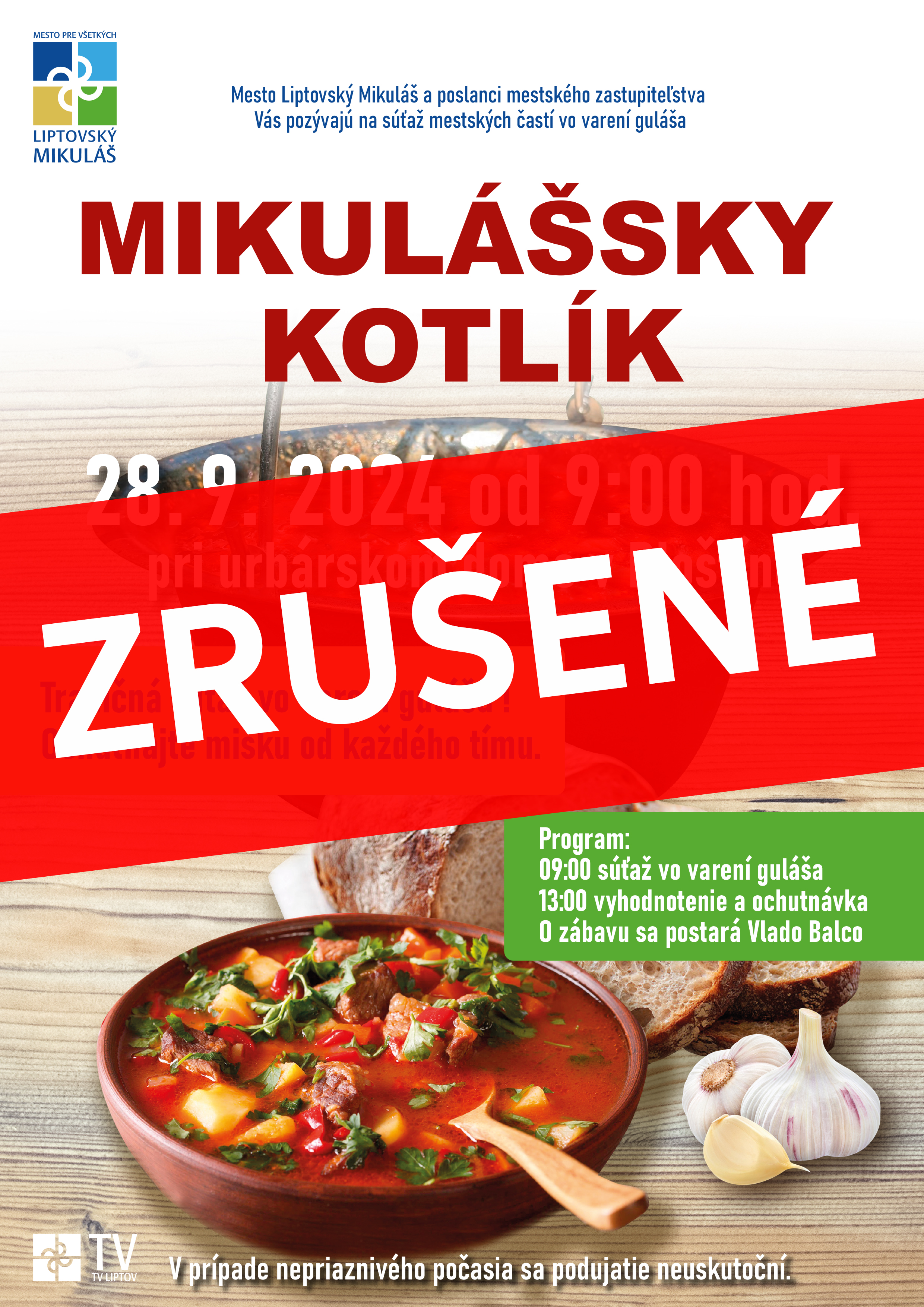 Mikulášsky kotlík je zrušený