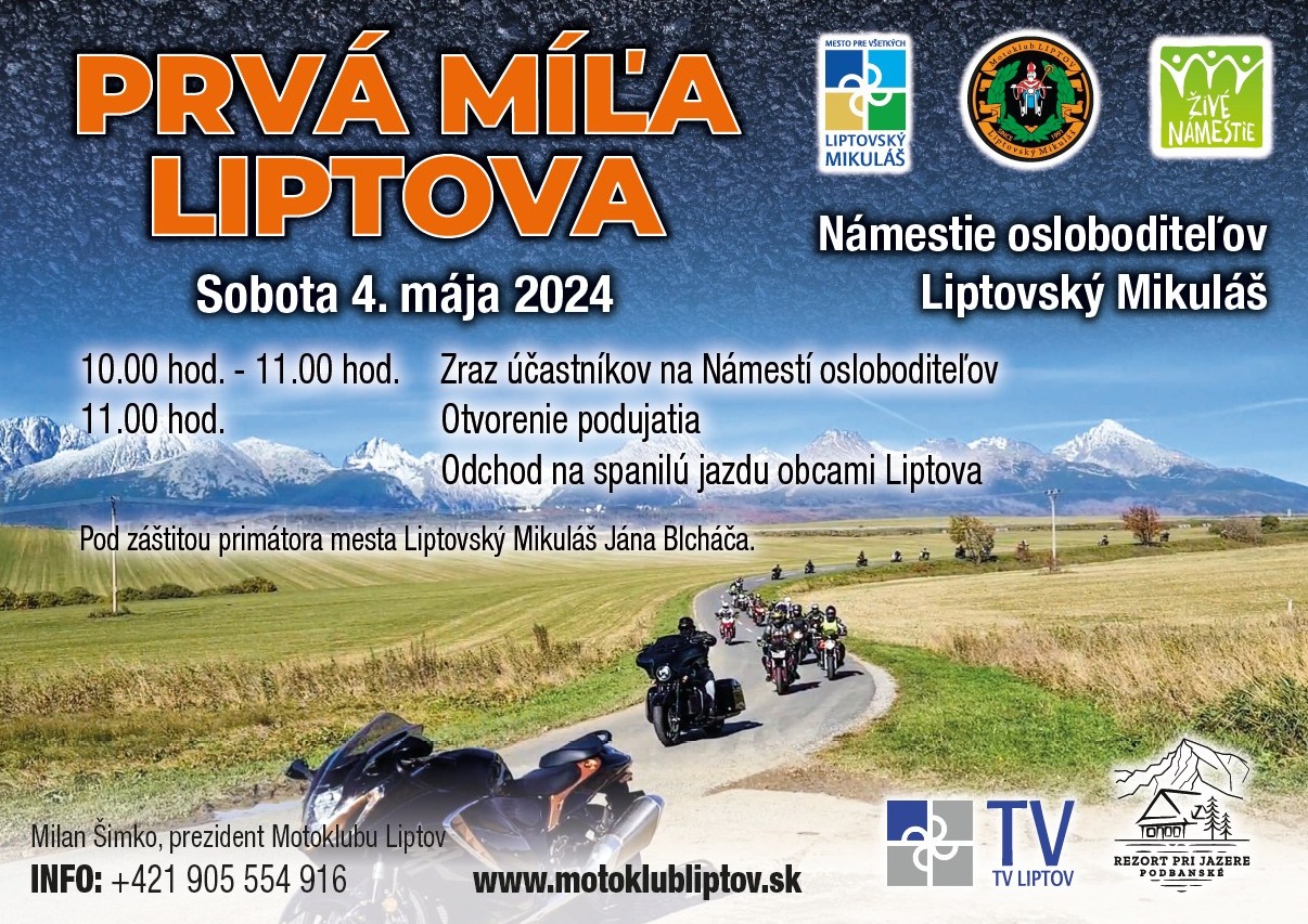 Prvú tohtoročnú míľu odštartujú motorkári v sobotu 