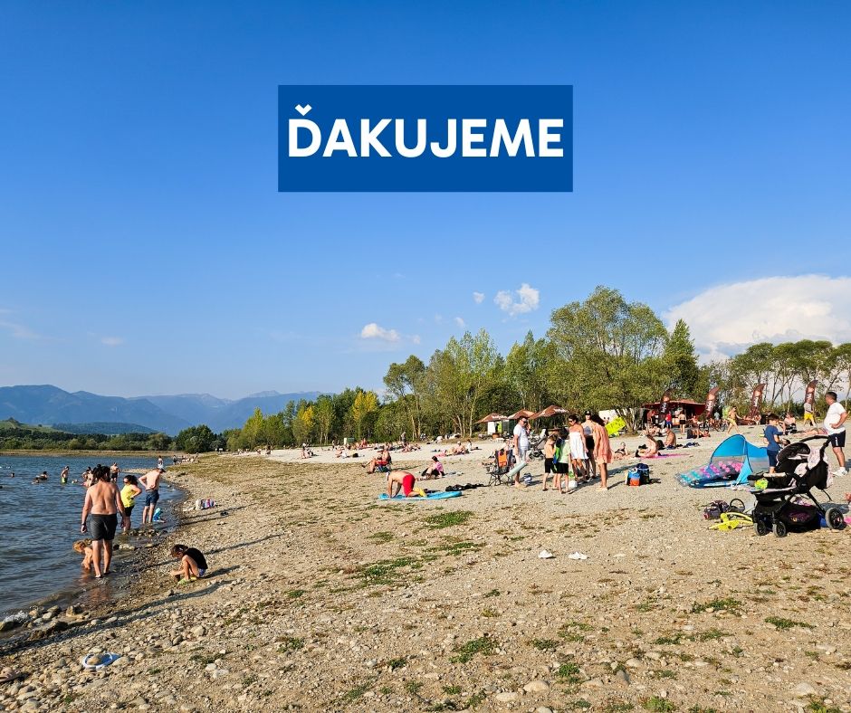 ÄŽakujeme za prvú sezónu na mestskej pláži!