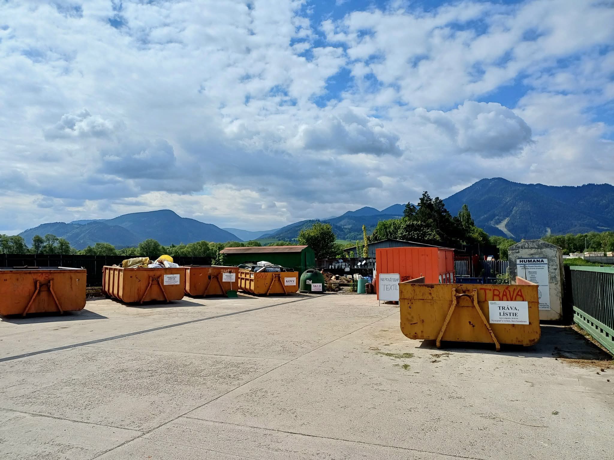 Zmena otváracích hodín na zbernom dvore v Okoličnom
